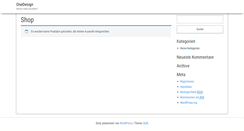 Desktop Screenshot of one-design.ch